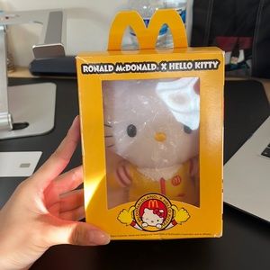 McDonald’s Ronald McDonald x Hello Kitty plush toy